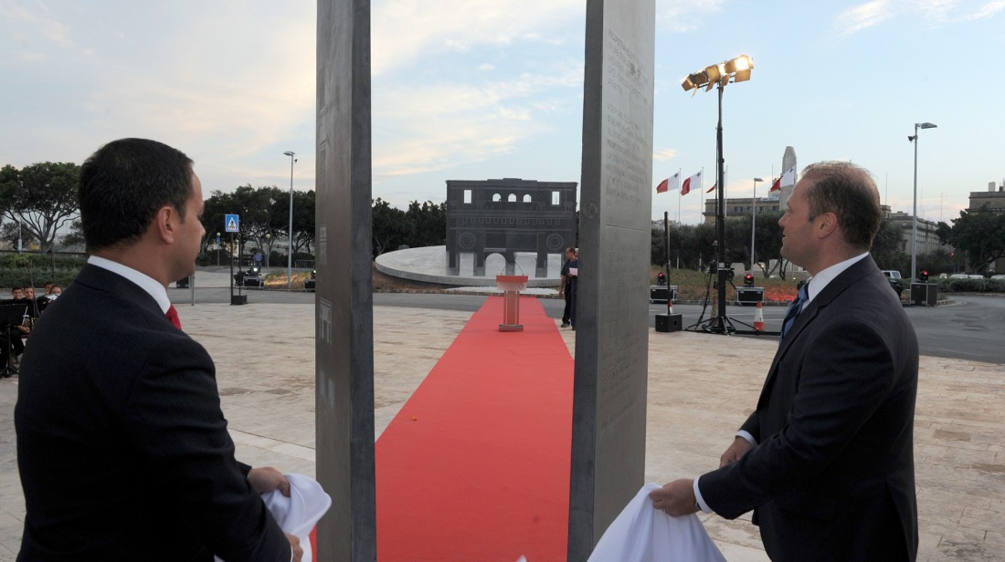 Valletta 2018 inaugurates the art installation Prospettiva