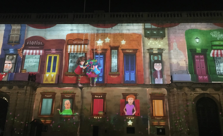 Digital Projections Light up the Grandmaster’s Palace at Pjazza San Ġorġ for Christmas