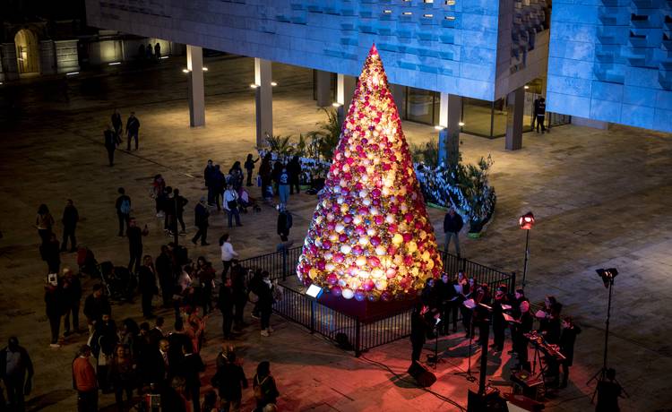 Valletta 2018 Lights Mdina Glass Tree