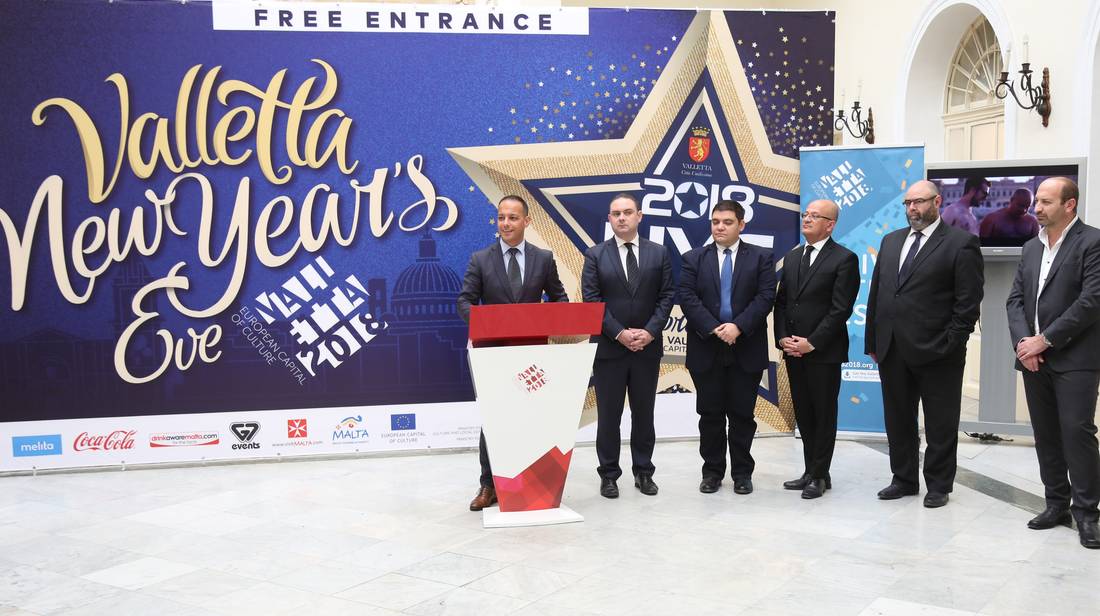 National Valletta NYE Celebrations usher in Valletta 2018 – European Capital of Culture