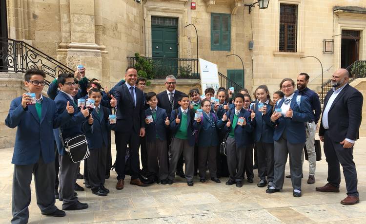 Over 4,000 Discover Valletta MP3 packs distributed to Form 1 students