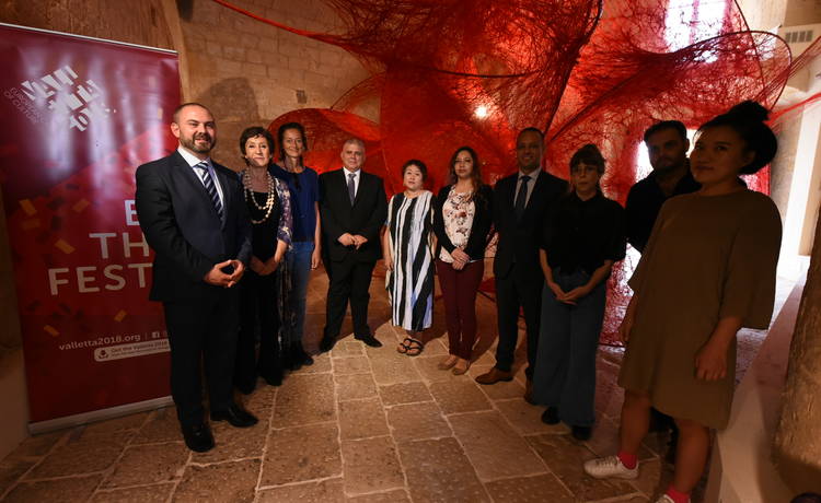 World famous artists in Valletta 2018 exhibition